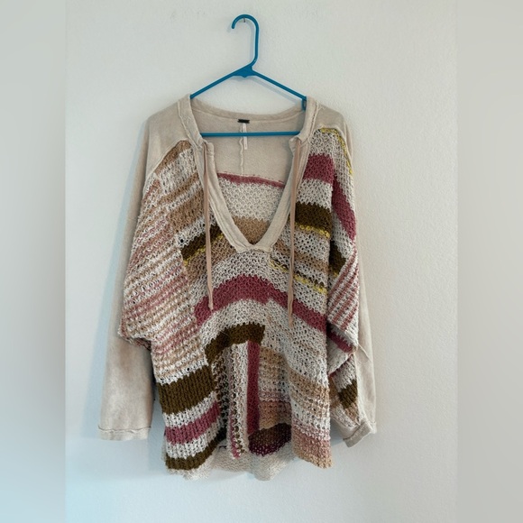 Free People Bayside Knit Tunic Pullover Medium - Picture 7 of 17